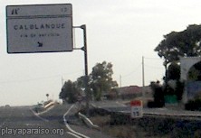 Sign to Calblanque