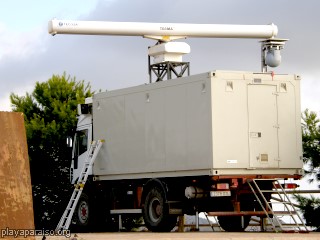 Radar van at portman guns